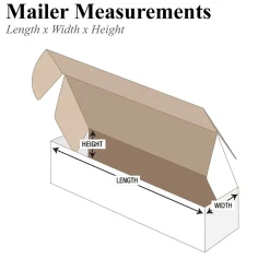 10" x 4" x 4" Deluxe Literature Mailers, 50/Bundle (MFL1044)