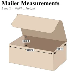 10" x 10" x 2" Literature Mailers, 50/Bundle (M10102K)